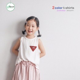 Áo thun ba lỗ trẻ em họa tiết tam giác